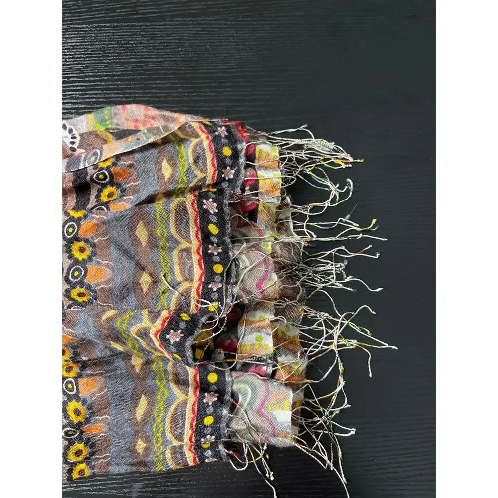 Feathers by Tolani Silk Scarf/Wrap